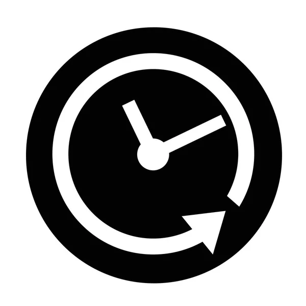 Ícone de tempo plana — Vetor de Stock