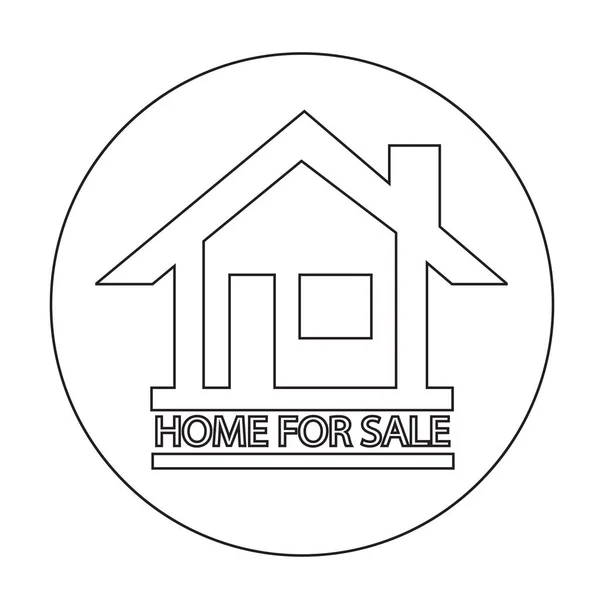 Home For Sale icon — Stock Vector