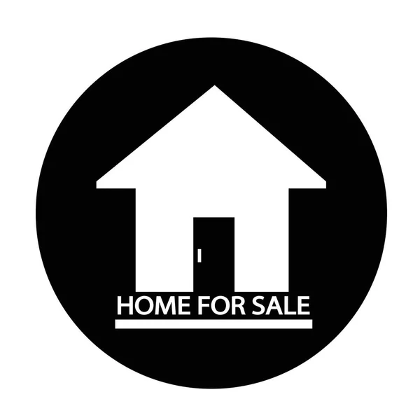 Huis voor verkoop pictogram — Stockvector