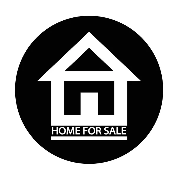 Ícone de casa para venda — Vetor de Stock