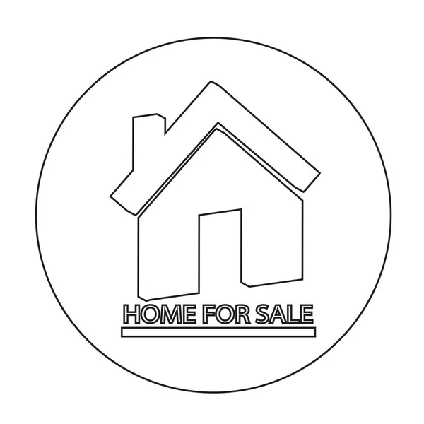 Home For Sale icon — Stock Vector