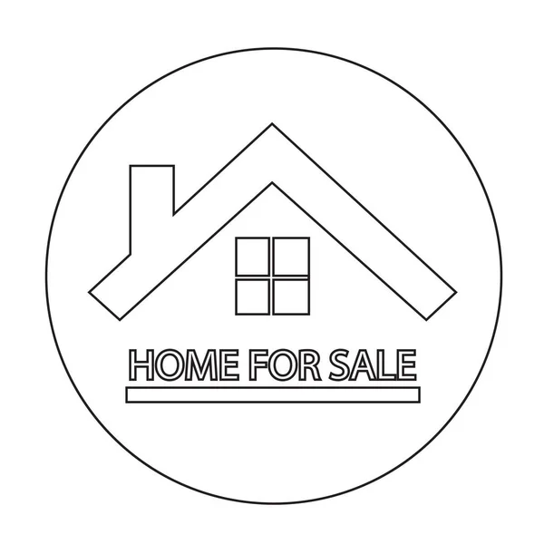 Home For Sale icon — Stock Vector