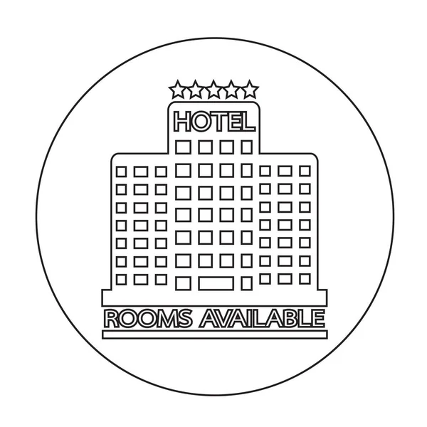 Pictogram kamer beschikbaar — Stockvector