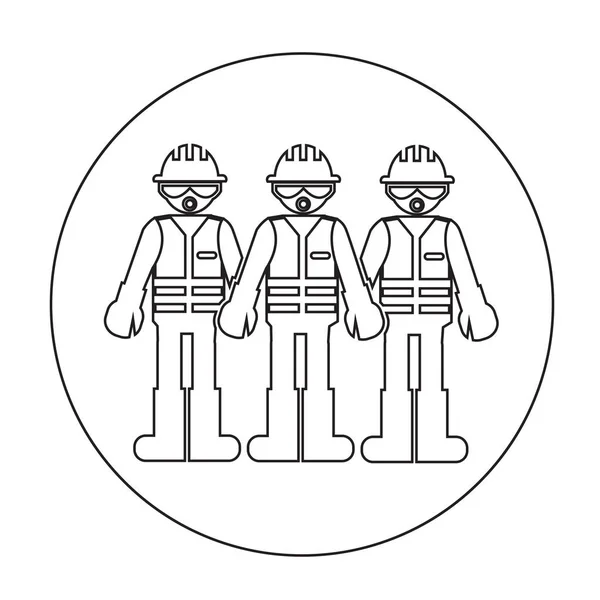 Worker People Icon — Stock Vector