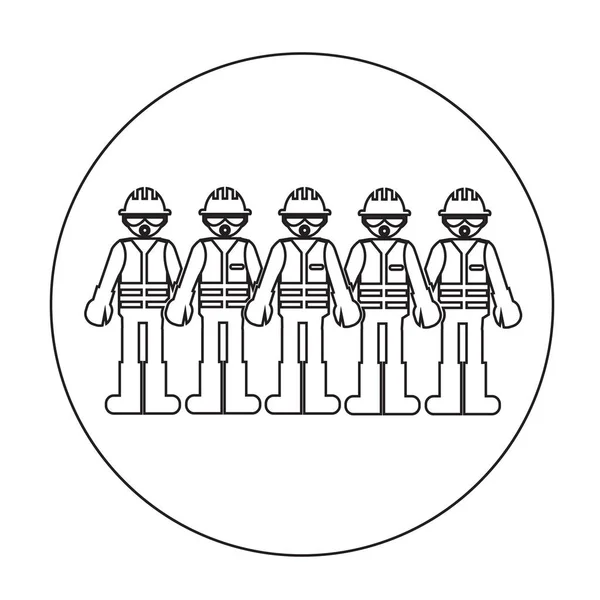 Ikonen för arbetare personer — Stock vektor