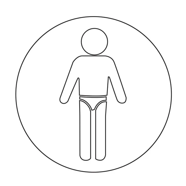 Ref. Swimming Suit People Icon — стоковый вектор
