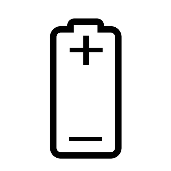 Ícone de bateria plana — Vetor de Stock