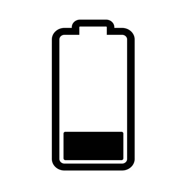Batteriets flate ikon – stockvektor