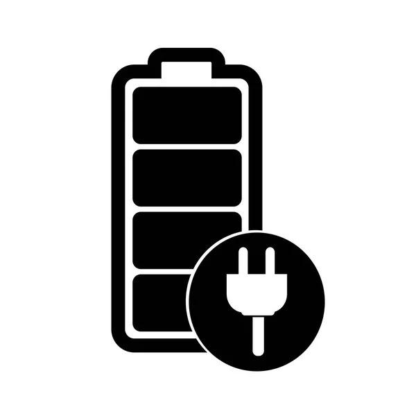 Batteriets flate ikon – stockvektor