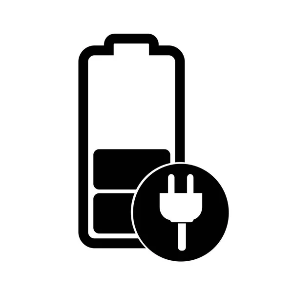 Batteriets flate ikon – stockvektor