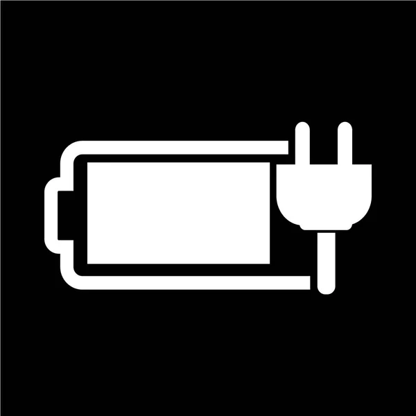 Ploché ikony baterie — Stockový vektor