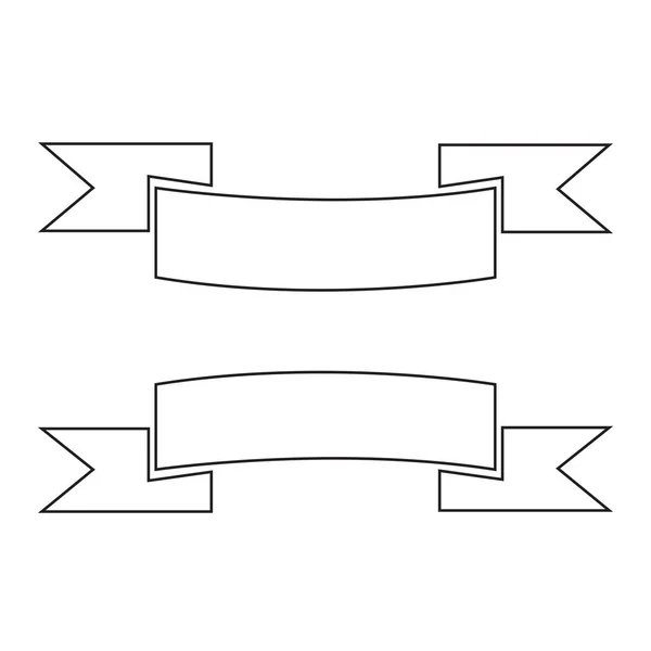 Nastro piatto icona — Vettoriale Stock
