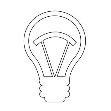 ampul düz simgesi