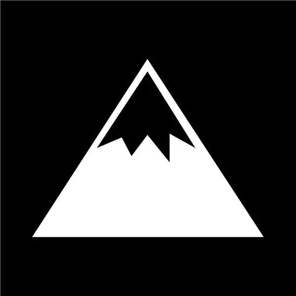 Икона горы — стоковый вектор