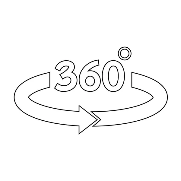 Εικόνα 360 μοιρών — Διανυσματικό Αρχείο