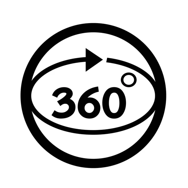 360-Grad-Symbol — Stockvektor