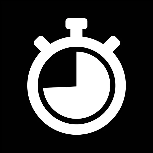 Stopwatch flat icon — Stock Vector