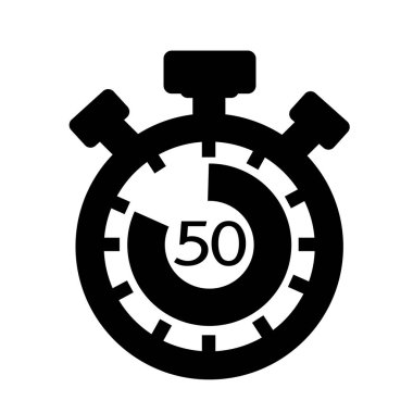 Stopwatch Düz Simgesi