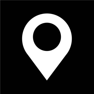 Harita işaretçi gps simgesi