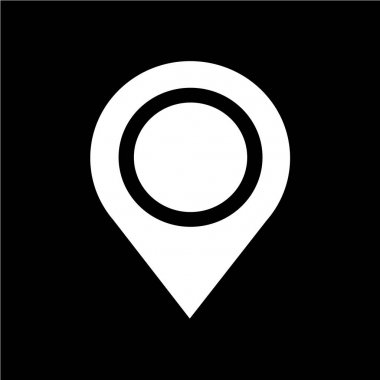 Harita işaretçi gps simgesi