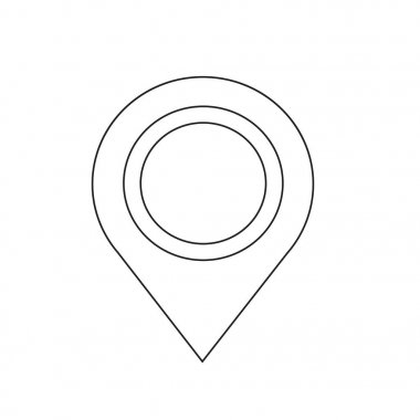 Harita işaretçi gps simgesi