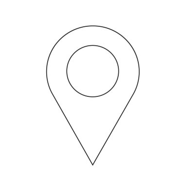 Harita işaretçi gps simgesi