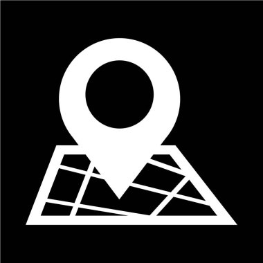 Harita işaretçi gps simgesi