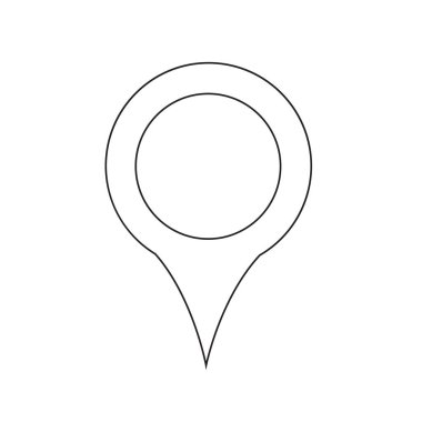 Harita işaretçi gps simgesi