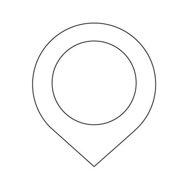 Harita işaretçi gps simgesi