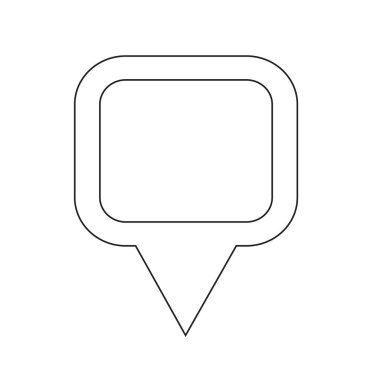 Harita işaretçi gps simgesi