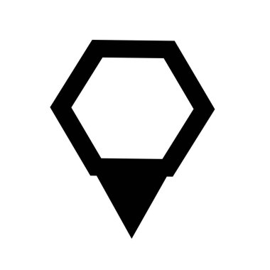 Harita işaretçi gps simgesi