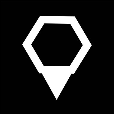 Harita işaretçi gps simgesi