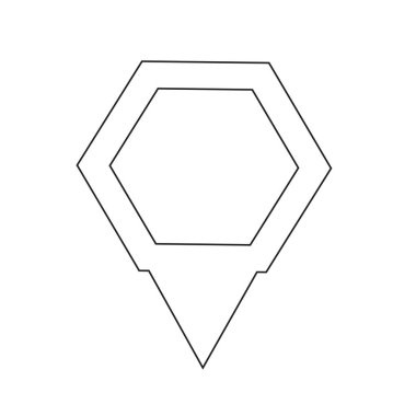 Harita işaretçi gps simgesi