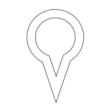 Harita işaretçi gps simgesi