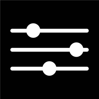 Denetim düz simgesi