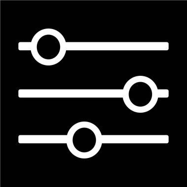 Denetim düz simgesi