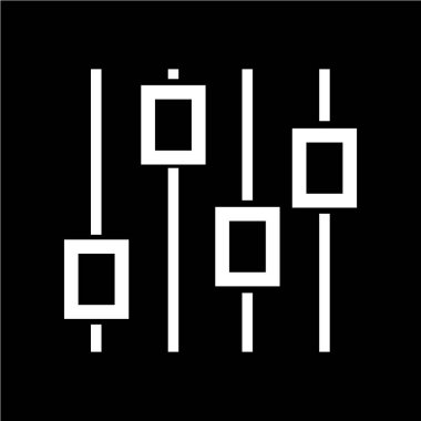 Denetim düz simgesi