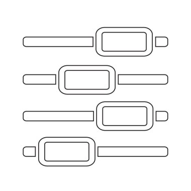 Denetim düz simgesi