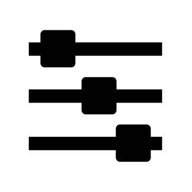 Denetim düz simgesi