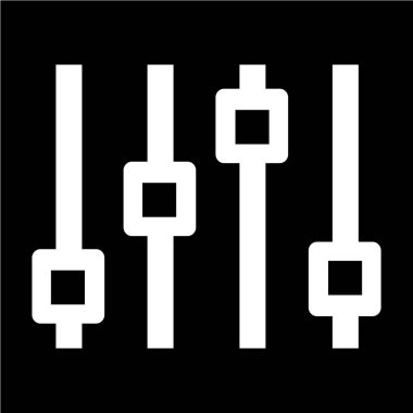 Denetim düz simgesi