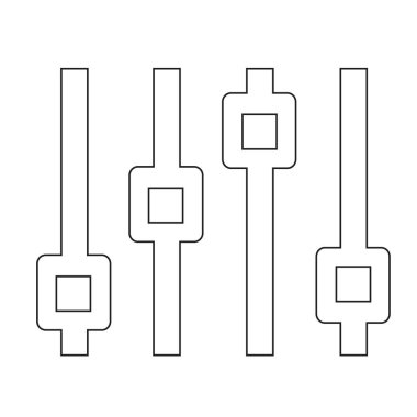 Denetim düz simgesi