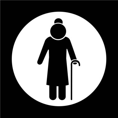 İnsanlar düz simgesi