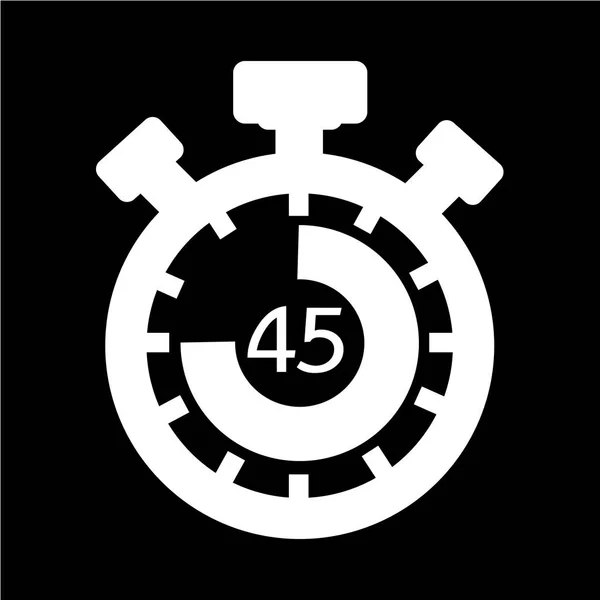 Chronomètre Flat Icon — Image vectorielle