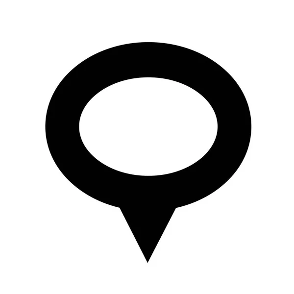 Kartenzeiger gps-Symbol — Stockvektor