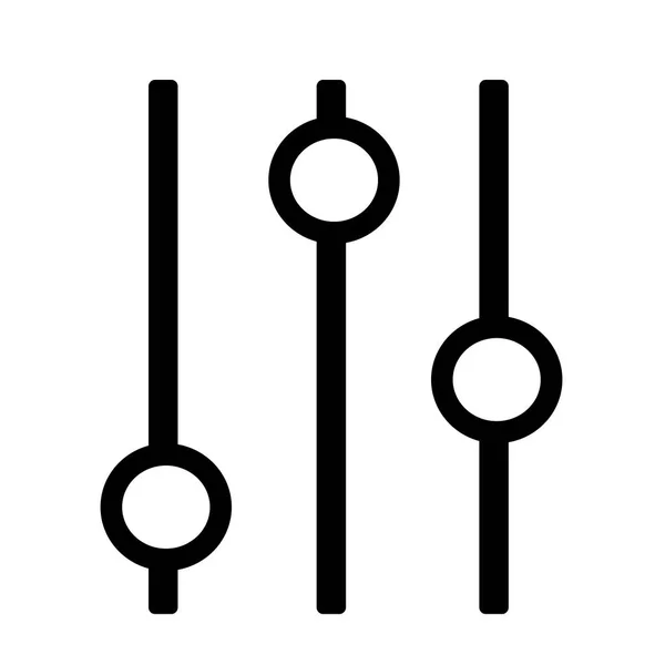 Control icono plano — Vector de stock