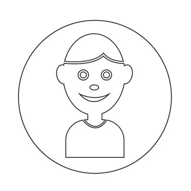 İnsanlar düz simgesi