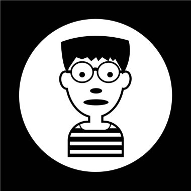 İnsanlar düz simgesi