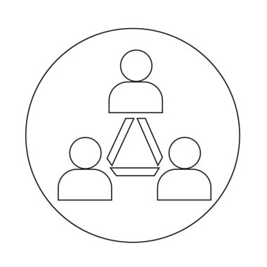 İnsanlar ağ simgesini