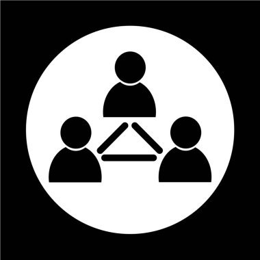 İnsanlar ağ simgesini