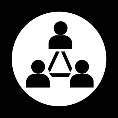 İnsanlar ağ simgesini